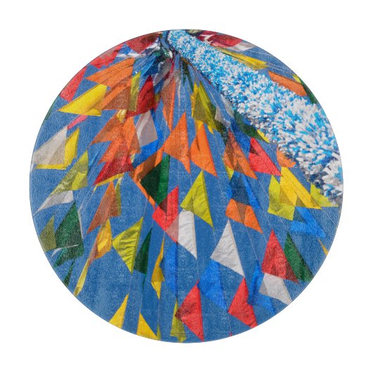 Driehoekmarkering van de vlag snijplank (Voorkant)