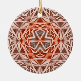 Driehoekpatroon Keramisch Ornament