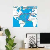 driehoekshandel poster (Thuiskantoor)