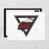 driehoeksmarabus briefkaart (Voorkant / Achterkant)