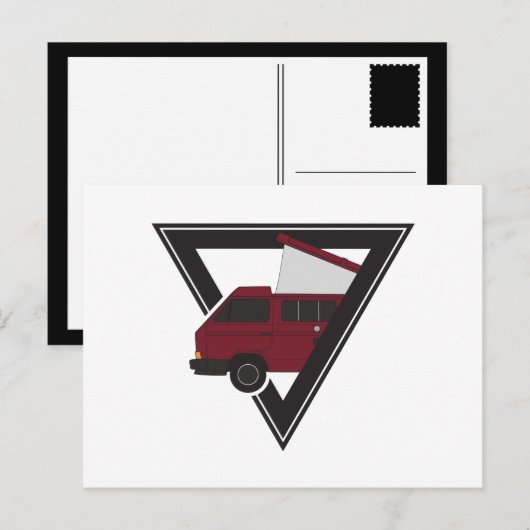 driehoeksmarabus briefkaart (Voorkant / Achterkant)