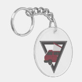 driehoeksmarabus sleutelhanger (Voorkant Links)