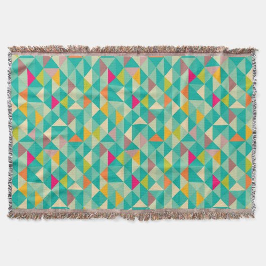 Driehoekspatroon Deken (Voorkant)