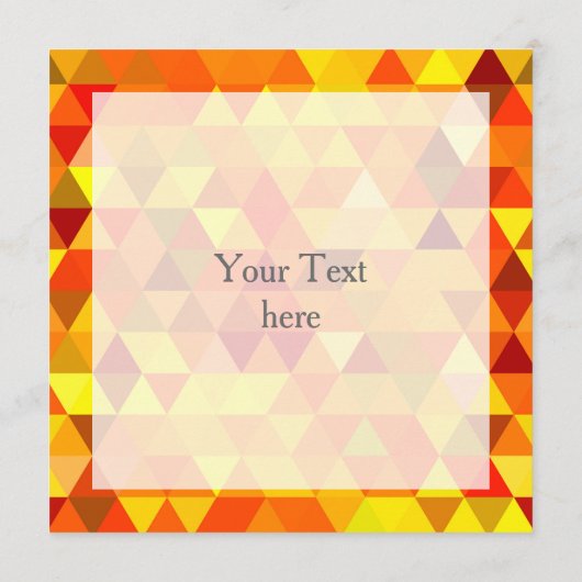 driehoekspatroon I + jouw ideeën (Achterkant)