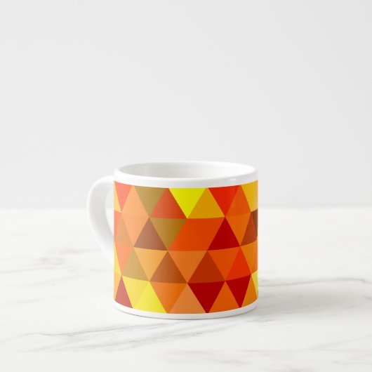  driehoekspatroon I + jouw ideeën Espresso Kop (Voorkant links)