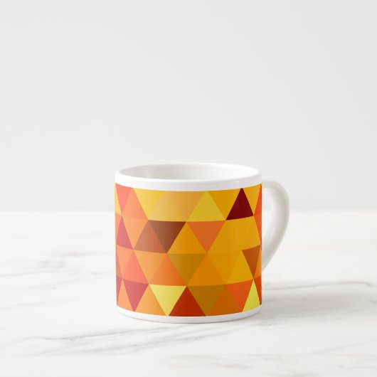  driehoekspatroon I + jouw ideeën Espresso Kop (Voorkant rechts)