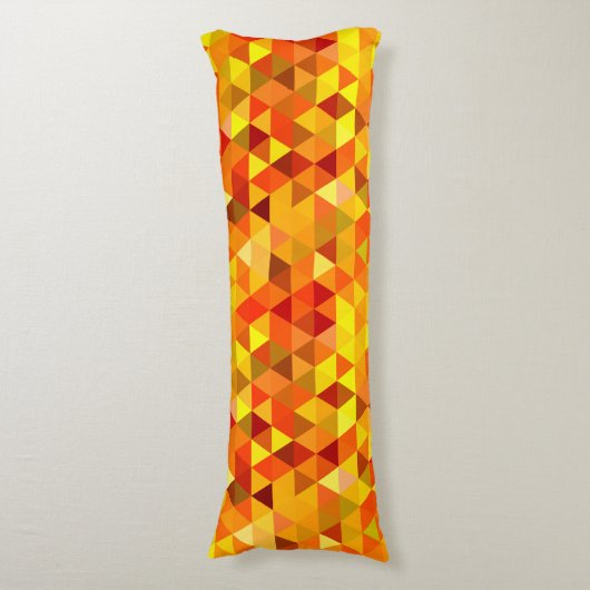  driehoekspatroon I + jouw ideeën Lichaamskussen (Voorkant Verticaal)