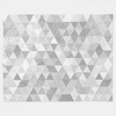  driehoekspatroon II + uw ideeën Fleece Deken (Voorkant (Horizontaal))