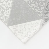  driehoekspatroon II + uw ideeën Fleece Deken (Hoek)