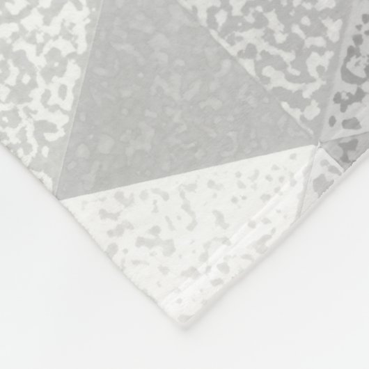  driehoekspatroon II + uw ideeën Fleece Deken (Hoek)