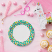 Driehoekspatroon Papieren Bordje (Feest)