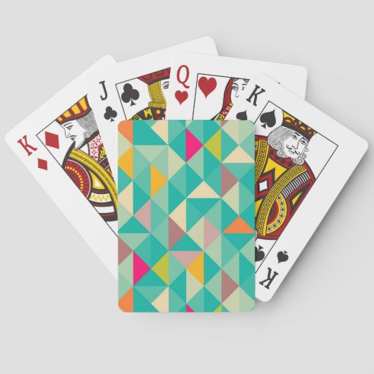 Driehoekspatroon Pokerkaarten (Achterkant)