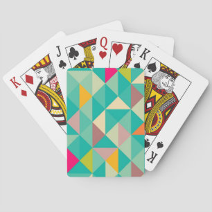 Driehoekspatroon Pokerkaarten