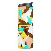 Driehoekspatroon Thermosbeker (Gedraaid links)