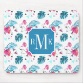 Driehoekspatroon tropisch lef muismat (Voorkant)