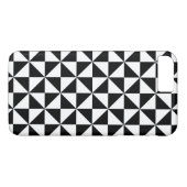 Driehoekspatroon zwart-wit Case-Mate iPhone case (Achterkant (Horizontaal))