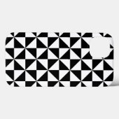 Driehoekspatroon zwart-wit Case-Mate iPhone case (Achterkant (horizontaal))