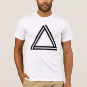 driehoekspunt t-shirt (Voorkant)