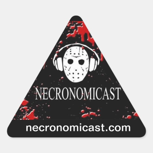 Driehoeksticker Driehoek Sticker (Voorkant)