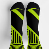 Driehoekstrepen - Kalkgroen Sokken (Top)