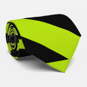 Driehoekstrepen - Kalkgroen Stropdas (Opgerold)