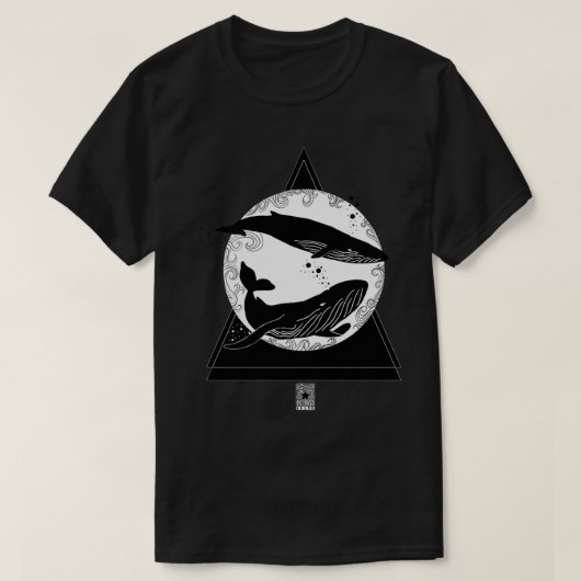 Driehoekswalvissen T-shirt (Design voorkant)
