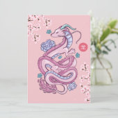 DRIEHOOFD DRACHEN NIEUWJAAR FEESTDAGENKAART (Staand voorkant)