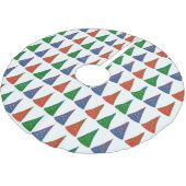 driekleurige bomen kerstboom rok (Gekanteld)