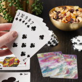 Driekleurige Bubbel Pokerkaarten (Insitu)