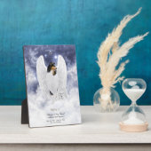 Driekleurige Collie Engel in Hondenhimmel - Dieren Fotoplaat (Zijkant)