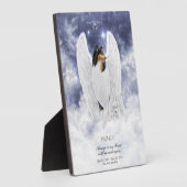 Driekleurige Collie Engel in Hondenhimmel - Dieren Fotoplaat (Zijkant)