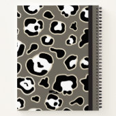 DRIEKLEURIGE LUIPAARD PRINT NOTITIEBOEK (Achterkant)