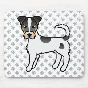 Driekleurige Ruwharige Parson Russell Terrier Hond Muismat