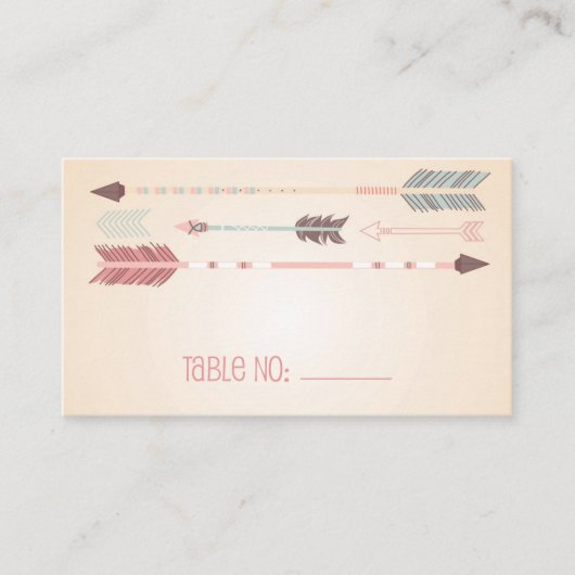  drieknoppijlen Tabelnummer zoekkaart Plaatskaartje (Voorkant)