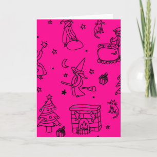 driekoningen kerst heks befana roze