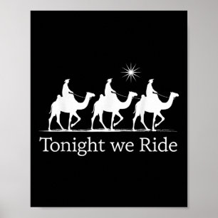 Driekoningen Kerst Wijze Mannen Koningen Vanavond Poster