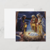 Driekoningen Kerststal Kaart (Voorkant / Achterkant)