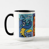 driekoppige draak mok (Links)