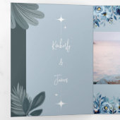  drieledige uitnodiging tot huwelijk (Binnenzijde eerst)