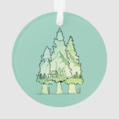 drieling dennen ornament (achterkant)