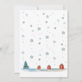 Drieling Meisjes Kerstfeest Kaart (Achterkant)