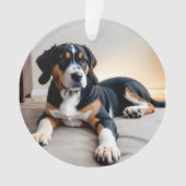 Drieluik Hond Portret Ornament (voorkant)