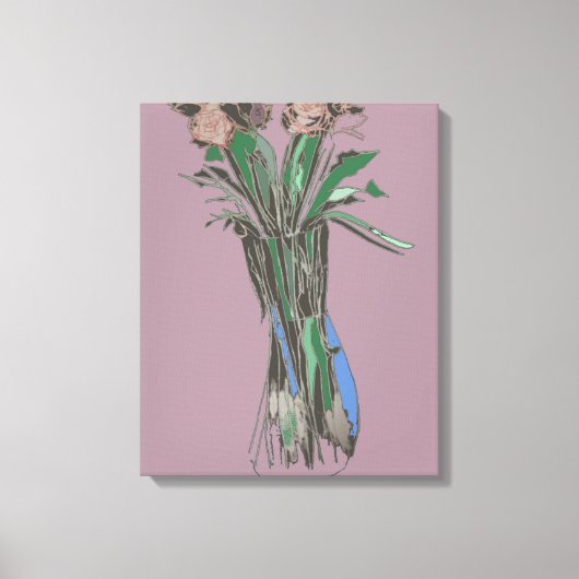 Drieluik Wall Art Imperfect Bloemen Nog steeds blo Canvas Afdruk (Voorkant)