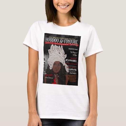 Driemaandelijks Hoodoo en Conjure T-shirt (Voorkant)