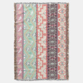 Driemaands Blanket/Tribal Patroon Deken (Voorkant Verticaal)