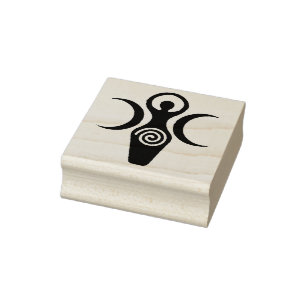 Driemaansmaan Rubber Stempel 5cm x 5cm
