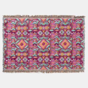 Driepartijpatroon Blanket/Aztec Deken