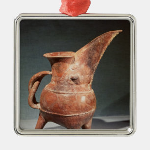 driepotige "Kuei" jug uit Weifang, Metalen Ornament