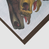 driepuntenpapier tissuepapier (Detail)