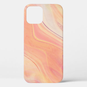 driepuntsdraai, druppelroze iPhone 12 hoesje